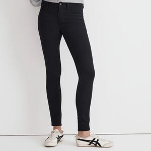 Black Madewell 9" High rise skinny jeans